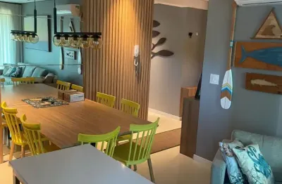 Excelente apartamento 3 quartos na praia brava, todo mobiliado, com ótima localização