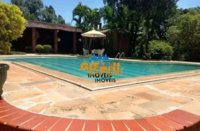 Chácara com 5 dormitórios à venda, 7486 m² por r$ 2.200.000,00 - condomínio vila roseira i - jaguariúna/sp