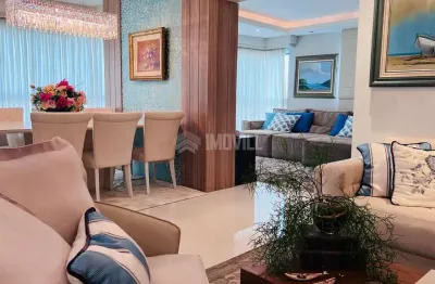 Apartamento com vista do mar alto padrão na quadra do mar finamente mobiliado 3 suítes e 4 vagas.