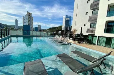 Apto na praia brava com 02 dormitórios sendo 01 suíte vaga privativa com lazer completo no ed brava view