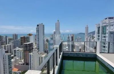 Cobertura duplex 4 suítes alto padrão  com vista mar e piscina privativa