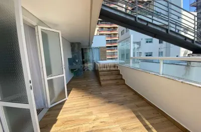 Locação temporada -cobertura frente mar, região central,  com 03 dormitórios e 02 vagas