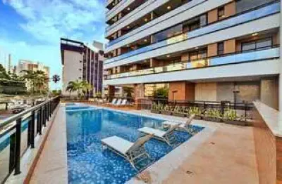 Apto 03 suites 200m2 no edificio park millenium ni cocó 2 vagas ampla sala e varanda ar condicionado