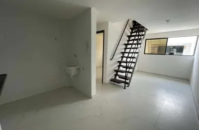 Cobertura duplex bancários 2 quartos área de lazer privativa