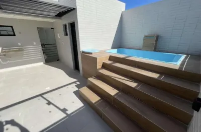 Cobertura tipo duplex no bessa, 2 quartos - lazer privativo