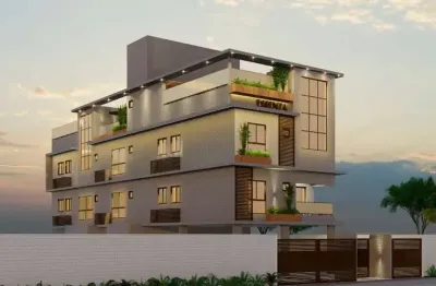 Apartamento térreo 3 quartos nos bancários com lazer garden