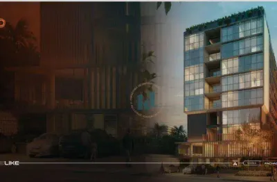 Flat com 1 dormitório à venda, 21 m² por r$ 402.000,00 - cabo branco - joão pessoa/pb