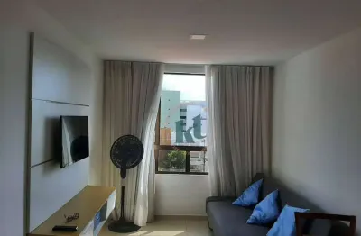 Apartamento com 2 dormitórios à venda, 45 m² por r$ 580.000 - cabo branco - joão pessoa/pb