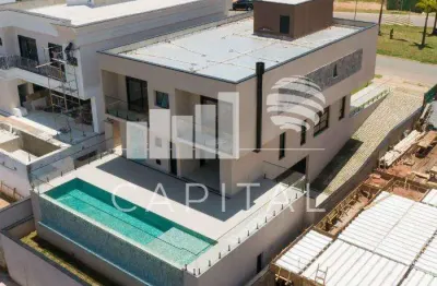 Casa nova à venda em condomínio fechado em alphaviile com 4 suítes - 6 vagas - 502 m²
