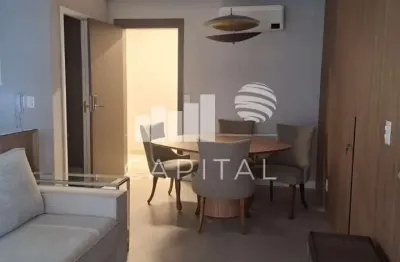 Locação de apartamento mobiliado novo no  centro de alphaville