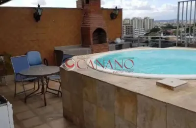 Cobertura com 3 quartos à venda na rua capitão menezes, praça seca, rio de janeiro, 197 m2 por r$ 475.000