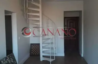 Cobertura com 2 quartos à venda na rua vítor meireles, riachuelo, rio de janeiro, 100 m2 por r$ 250.000