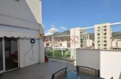 Cobertura com 2 quartos à venda na rua paulo silva araújo, méier, rio de janeiro, 130 m2 por r$ 399.000