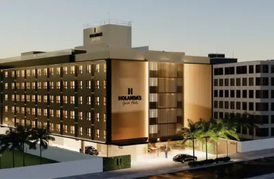 Ref: la041 - lançamento, flat à venda, joão pessoa, tambaú, 1 quarto