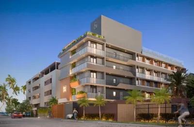 Ref: la068 - lançamento, flat à venda, joão pessoa, cabo branco, 1 quarto