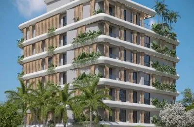Ref: la108 - lançamento, flat à venda, joão pessoa, manaira, 1 quarto