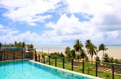 Ref: ap045 - flat à venda, joão pessoa, cabo branco, 1 e 2 quartos, beira mar