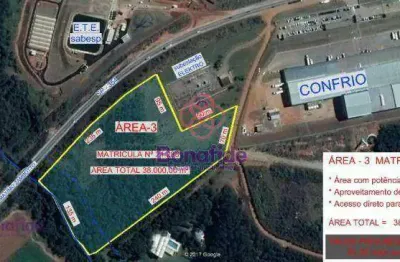 Área à venda, 38000 m² por r$ 3.500.000,00 - estância são paulo - jarinu/sp