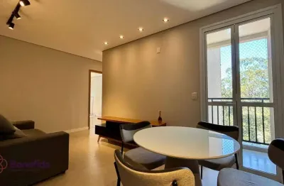 Apartamento mobiliado com 2 dormitórios para alugar, 54 m² por r$ 3.540/mês - vila progresso - jundiaí/sp