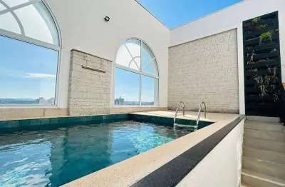 Cobertura com 3 dormitórios para alugar, 242 m² por r$ 19.600,00/mês - jardim campos elísios - jundiaí/sp