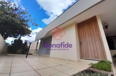 Casa residencial à venda, chácara urbana, jundiaí - ca1083.