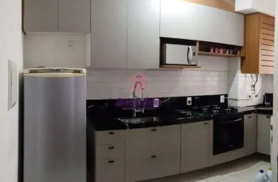 Apartamento com 2 dormitórios à venda, 47 m² por r$ 340.000,00 - ponte de são joão - jundiaí/sp