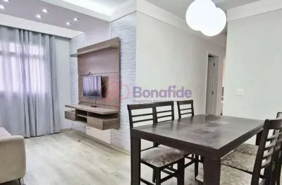 Apartamento mobiliado para VENDA no condomínio PORTAL DAS PALMEIRAS, localizado no bairro JARDIM SHANGAI, em Jundiaí/Sp.