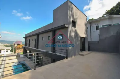 Sobrado novo - valville 1 - 4 suítes - 4 vagas - piscina