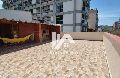 Cobertura com 3 dormitórios à venda, 187 m² por r$ 1.100.000,00 - tijuca - rio de janeiro/rj
