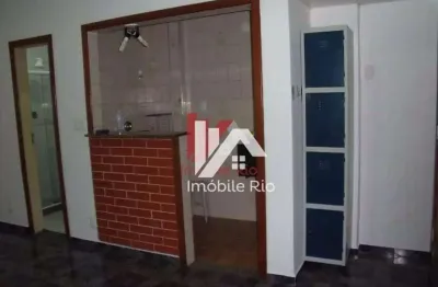 Kitnet com 1 dormitório à venda, 24 m² por r$ 200.000,00 - tijuca - rio de janeiro/rj