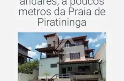 Casa com piscina,5 dormitórios, garagem, à venda, 180 m² por r$ 2.000.000 - piratininga - niterói/rj