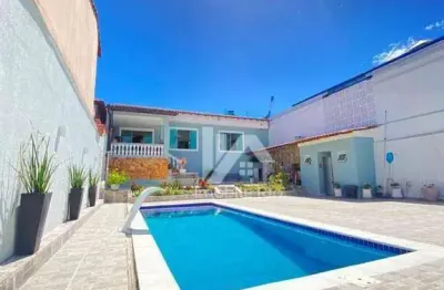 Casa com piscina 2 dormitórios 4 vagas de garagem à venda, 135 m² por r$ 1.150.000 - vila valqueire - rio de janeiro/rj