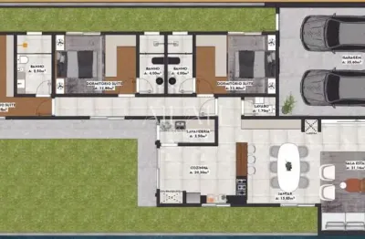 Excelente casa “dolce vita residence', no nrs saúde com 190 m2