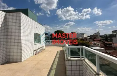 Cobertura com 3 quartos à venda na rua messias luiz de freitas, inconfidentes, contagem por r$ 1.100.000