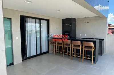 Cobertura com 3 quartos à venda na rua algarve, industrial, contagem por r$ 1.270.000