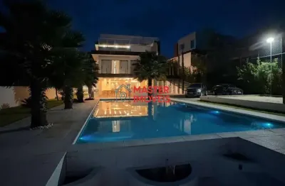Casa em condomínio fechado com 5 quartos à venda na vinte e um, condomínios aldeias do lago, esmeraldas por r$ 4.500.000