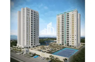 Apartamento soleil de quebéc, com 3 dorms, parque campolim
