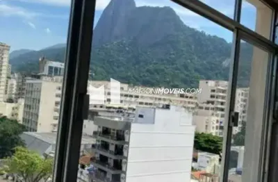 Apartamento à venda em botafogo, rio de janeiro, 2 quartos, sala, cozinha,  dep. completa. andar alto, vista livre. vista para o cristo redentor.
