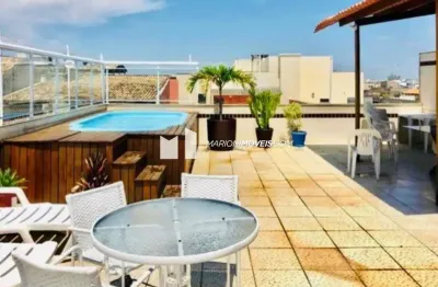 Cobertura à venda, recreio dos bandeirantes, rio de janeiro, rj, gleba a, 4 quartos (suítes), lavabo, área de serviço, 4 vagas, piscina, churrasqueira