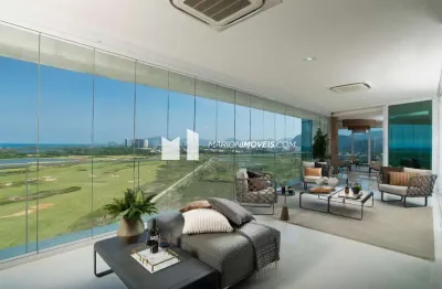 Riserva golf vista mare residenziale, ed. mare, apartamentos à venda com 5 suítes (1 master com 2 closes e 2 wc), 648,25m², 5vgs, 2dep, 2 varandas,