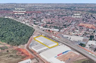 Imóvel  galpão completo com docas para aluguel possui 6000 m², no jardim guanabara em frente br-153, goiânia go.