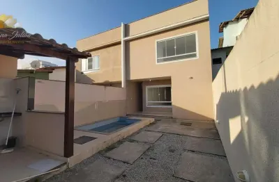 Casa duplex com sala 4 quartos sendo 3 suites no bairro recreio em rio das ostras rj