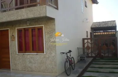 Casa duplex em condomínio, à venda, no jardim campomar, rio das ostras, rj