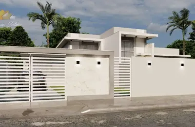 Casa linear em alto padrão com 4 quartos sendo 1 suíte no jardim mariléa rio das ostras rj