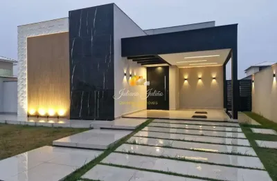 Casa linear em alto padrão com 3 quartos a venda no condominio viverde 3 em rio das ostras rj