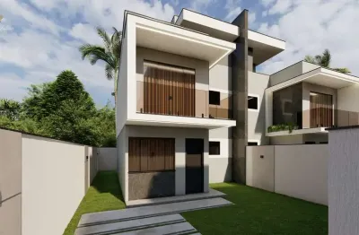 Casa triplex com 4 quartos sendo 1 suíte a venda no jardim mariléa em rio das ostras rj
