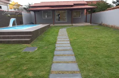 Casa linear com 3 quartos sendo 2 suítes a venda no bairro jardim campomar em rio das ostras rj
