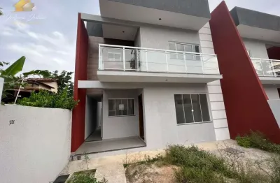 Casa duplex com 2 quartos, à venda, na extensão do bosque, rio das ostras, rj