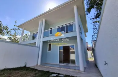 Casa duplex 4 quartos sendo 1 suíte a venda no bairro jardim bela vista em rio das ostras rj