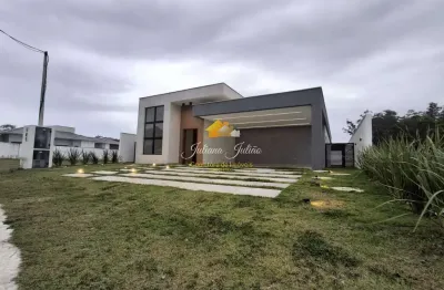 Casa linear em alto padrão com 3 quartos sendo 2 suítes, piscina a venda no viverde 2 em rio das ostras rj.